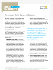 Technology Risk Insights Common Data Centre Hazards
