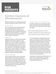 Risk Insights Common Exposures of Microbreweries